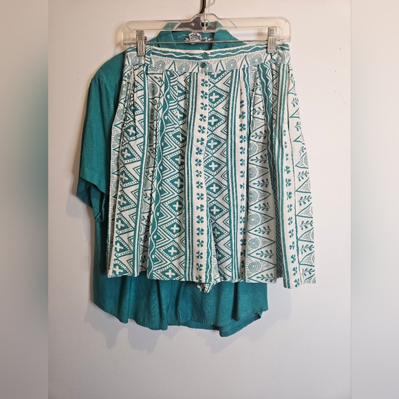 Meghna Women's 2pc Matching Short Set Size M #W-626 - Picture 2 of 15